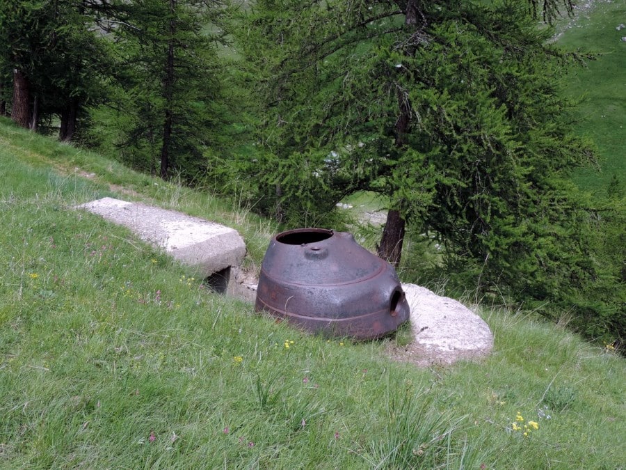 Bunker of the Maginot Line on the Lac de Sagnes Hike in Mercantour National Park, France