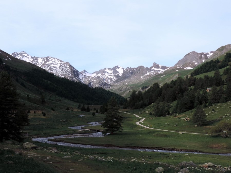 The lower valley of Lauzanier is one of the beautiful places to visit in Mercantour National Park, France