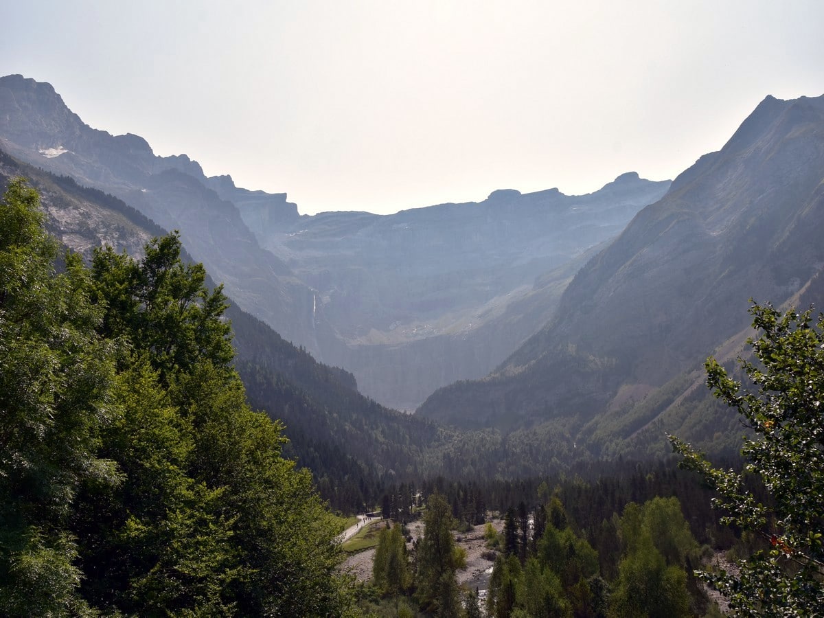 Views after the Unesco plaque on the Cirque de Gavarnie Hike in French Pyrenees