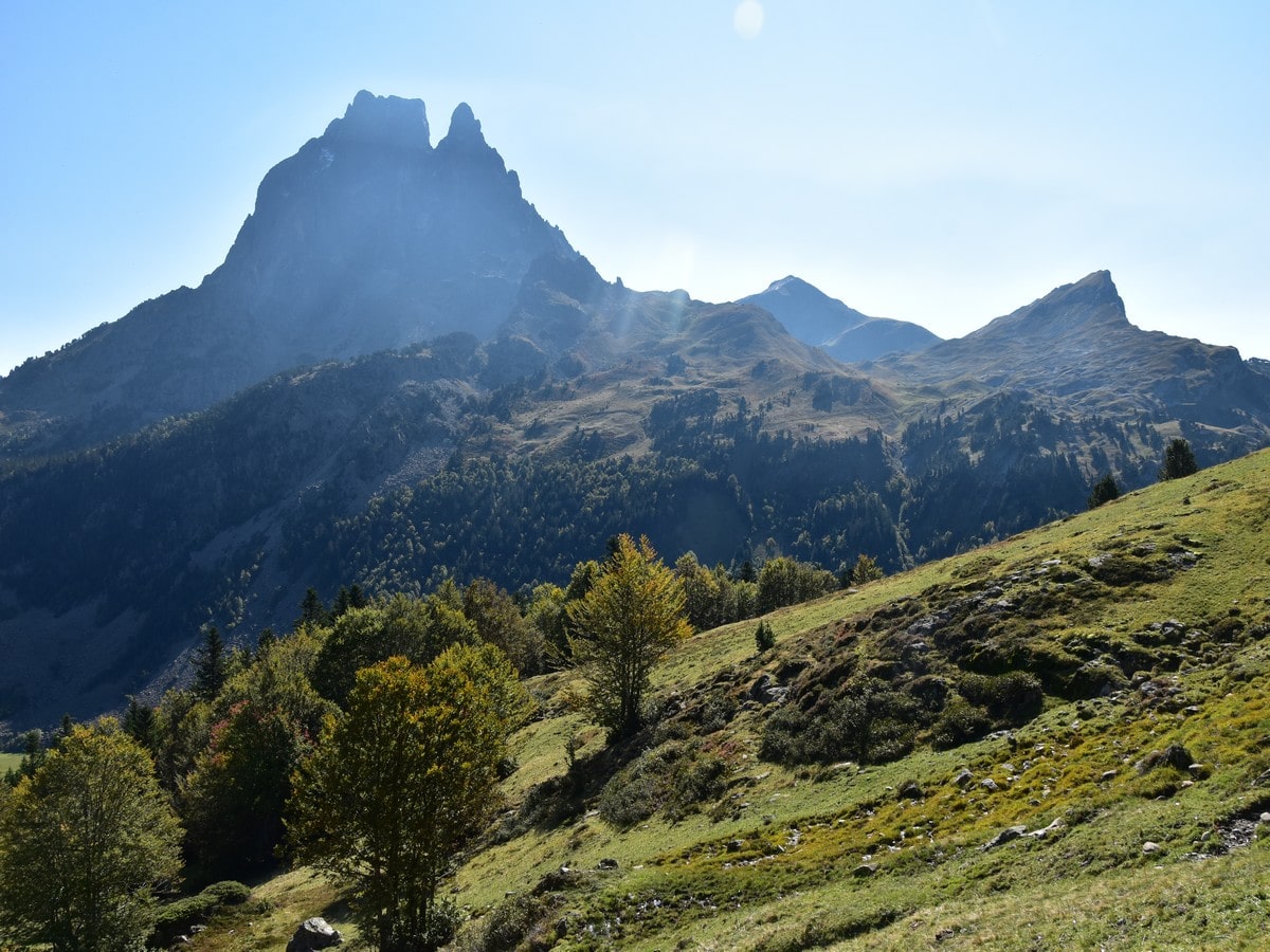 Pic du Midi d'Ossau from the Lacs et Pic d’Ayous Hike in French Pyrenees