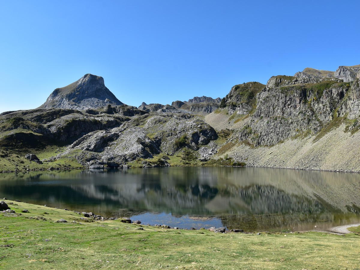 Lac Roumassot on the Lacs et Pic d'Ayous Hike in French Pyrenees