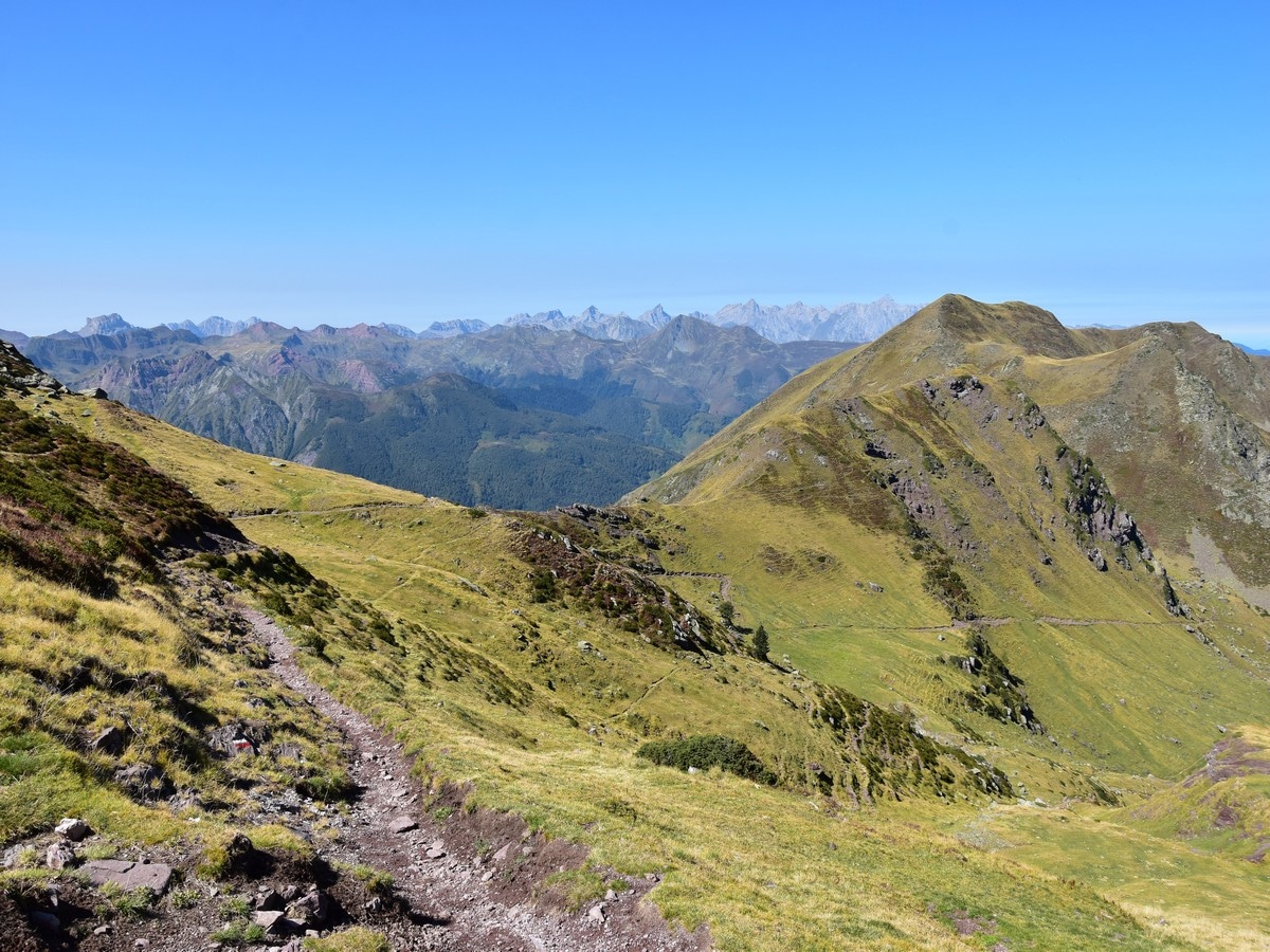 Stunning vista from the Lacs et Pic d'Ayous Hike in French Pyrenees
