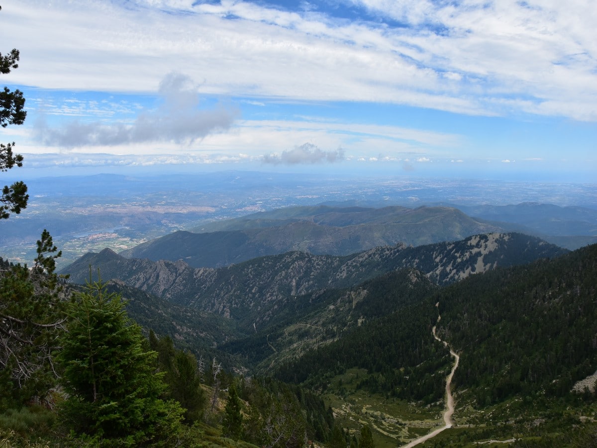 Stunning views from the Pic du Canigou Hike in French Pyrenees