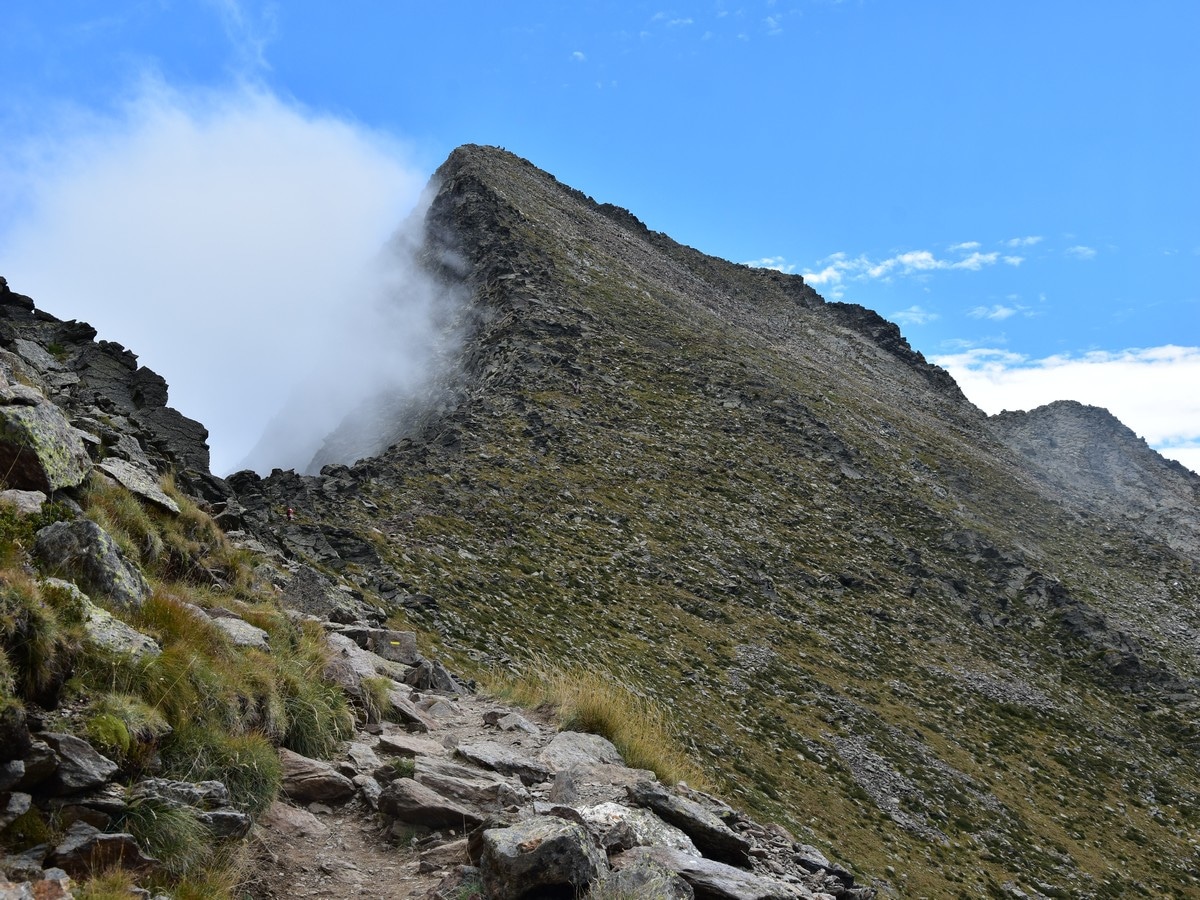 Ascending on the Pic du Canigou Hike in French Pyrenees