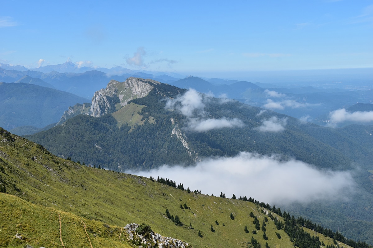 Looking west towards the Pic du Gar