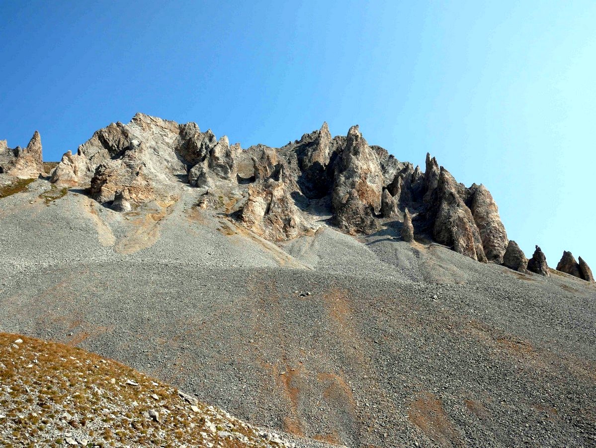 Range views on the Aiguille Percée Hike in Vanoise National Park in France