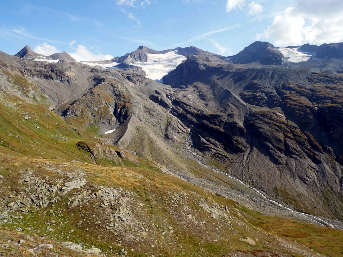 Glacier des Sources de l'Isère on the Vallon du Prariond Hike in Vanoise National Park in France