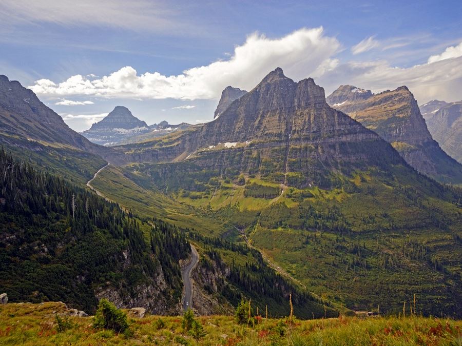 Logan Pass is a must-see place in Glacier National Park