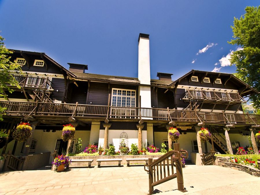 Beautiful McDonald Lodge is a great place to stay in Glacier National Park