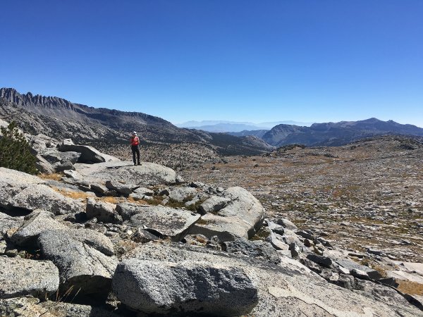 High Pass on the John Muir Trail in California