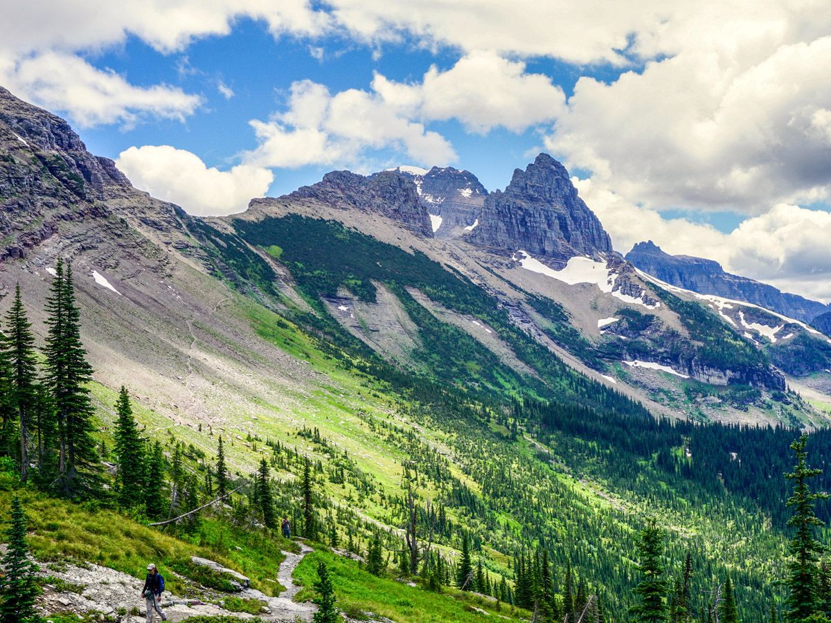 Mountain at The Highline Hike in Glacier National Park