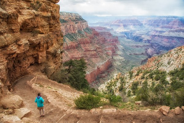 Hiking the world's most beautiful places includes hiking in Grand Canyon, Arizona