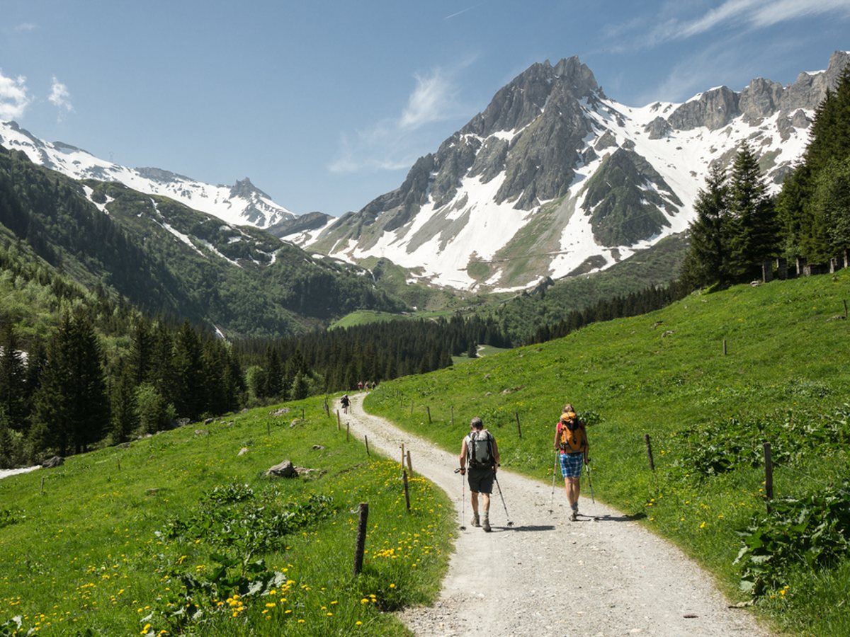 Hiking the world's most beautiful places includes hiking in Mont Blanc area