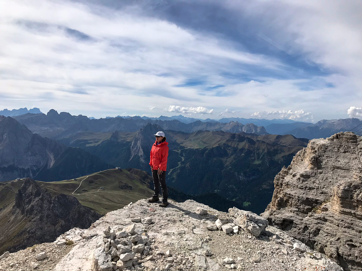 Red Zeta AR jacket is great for hiking