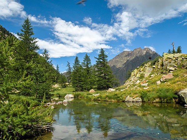 Trail of the Lagarot di Lourousa hike in Alpi Marittime National Park, Italy