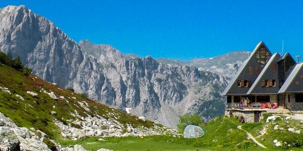 Panorama from the Rifugio Garelli hike in Alpi Marittime National Park, Italy
