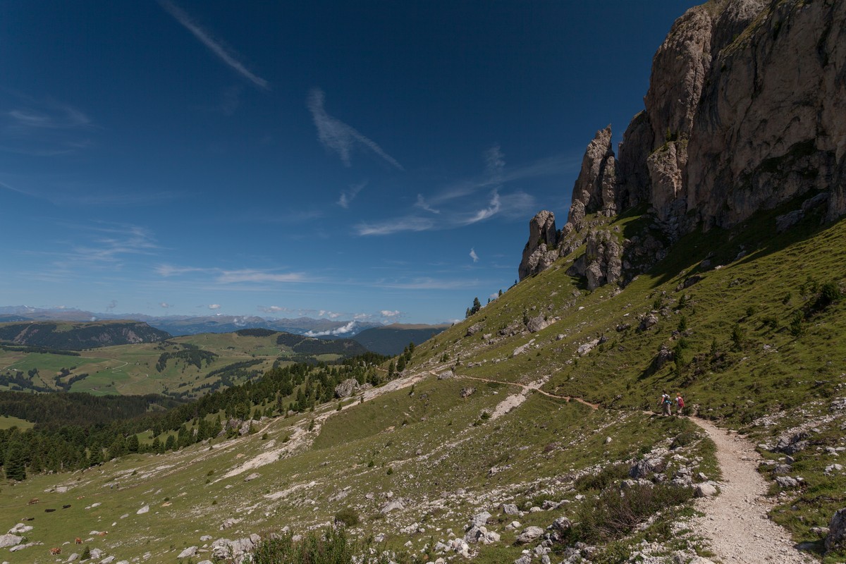 Views of the Sassopiatto and Sassolungo Hike in Dolomites, Italy
