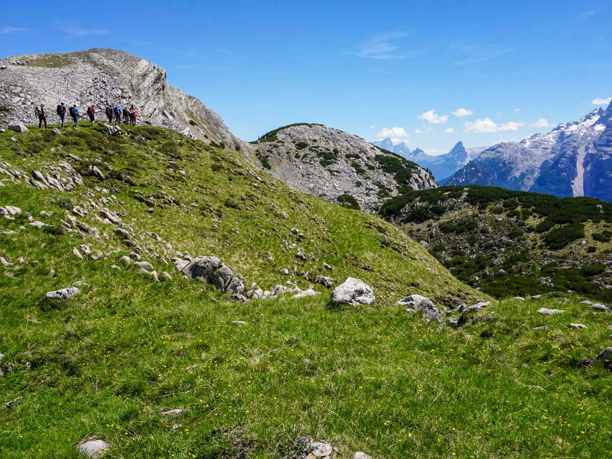 Trail of the Alpe di Sennes Hike in Dolomites, Italy