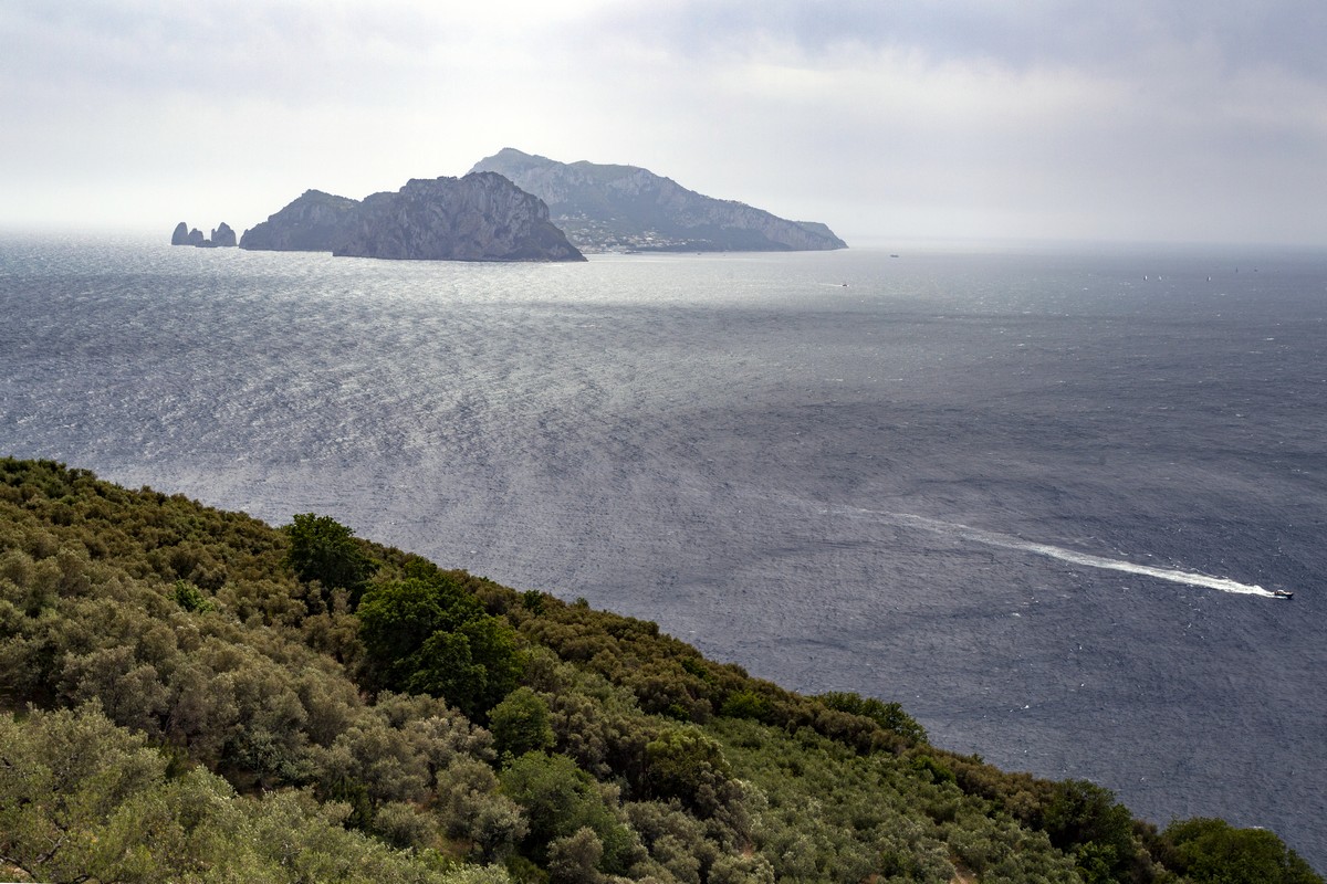 Punta Campanella Hike in Amalfi Coast has beautiful views of Capri Island