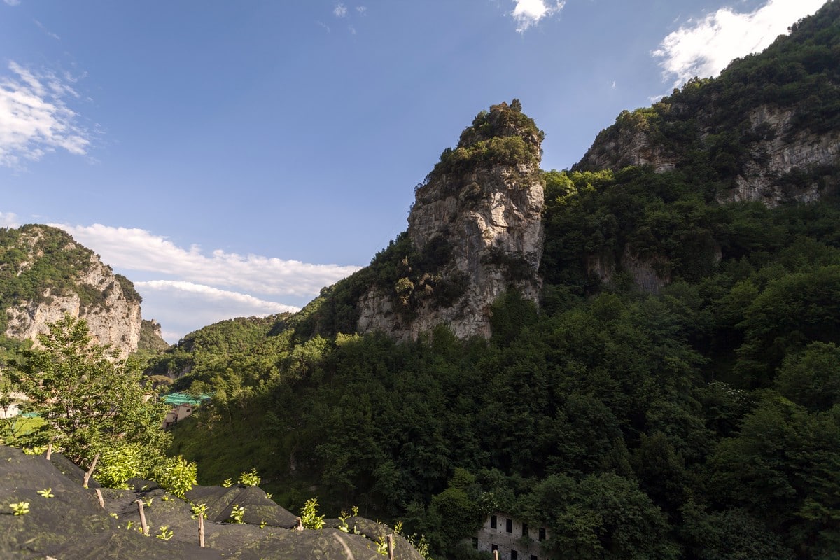 View from the Valle dei Mulini Hike in Amalfi Coast, Italy