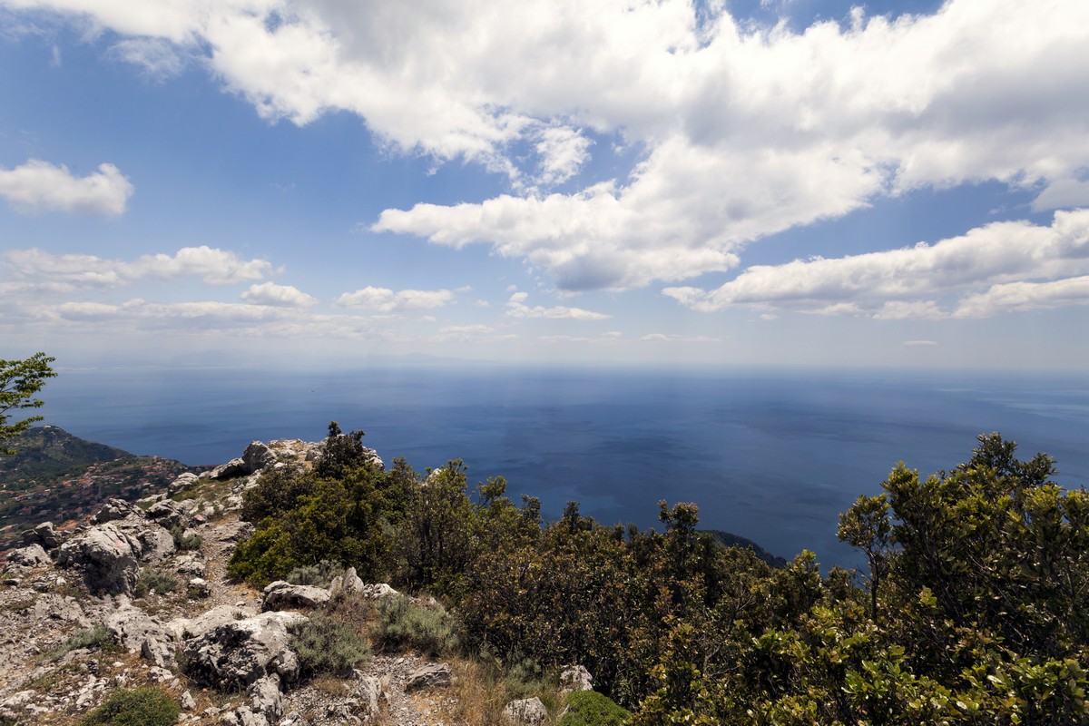 Views of the Circuit of Tre Calli Hike in Amalfi Coast, Italy