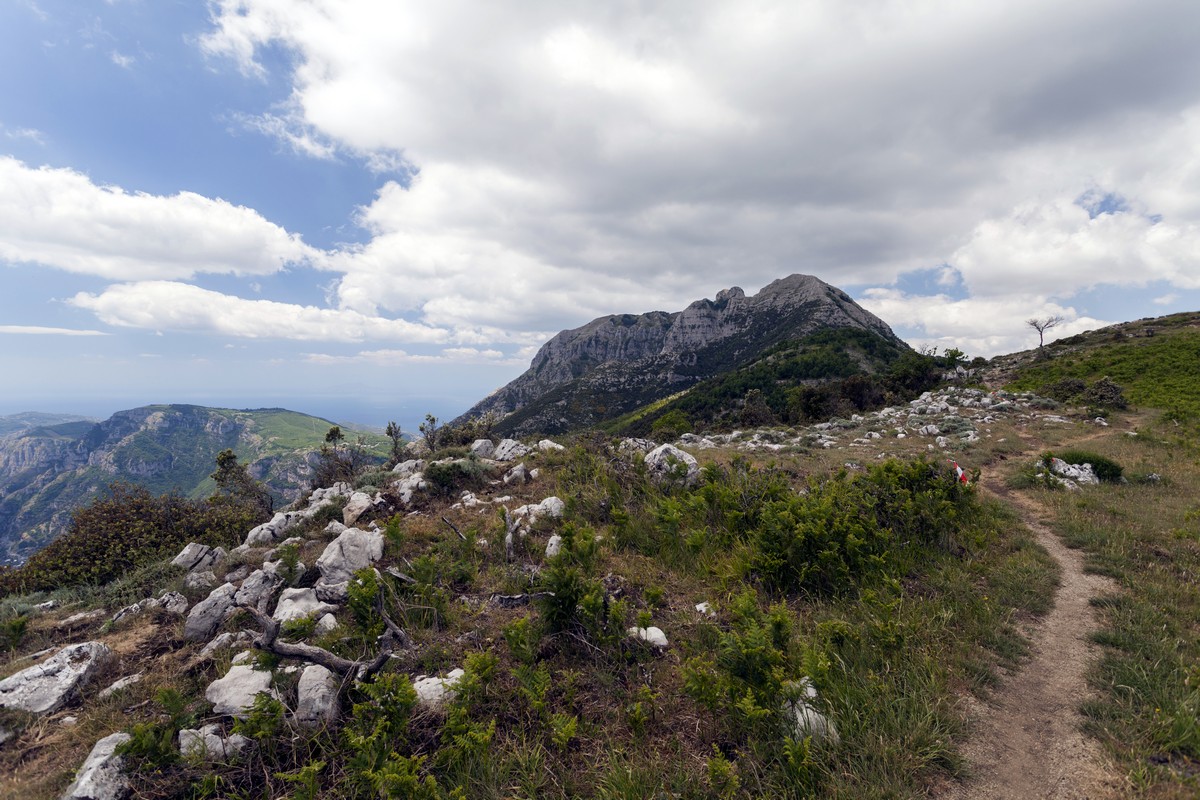 Lattari from the Circuit of Tre Calli Hike in Amalfi Coast, Italy