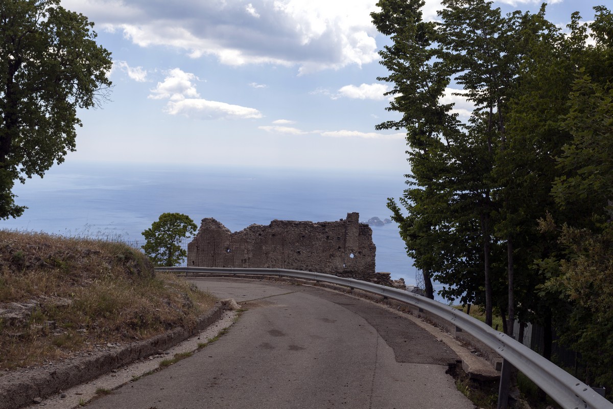 Trail of the Circuit of Tre Calli Hike in Amalfi Coast, Italy