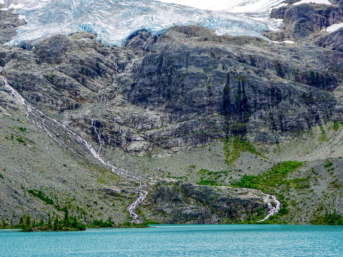 Lake at Joffre Lakes Hike in Whistler