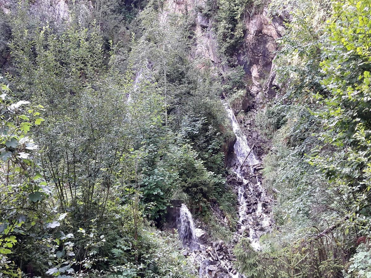 Waterfall on the Kapruner Loop Hike in Zell am See - Kaprun, Austria