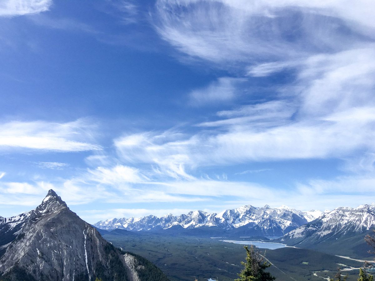 Blue sky on King Creek Ridge Hike in Kananaskis, near Canmore