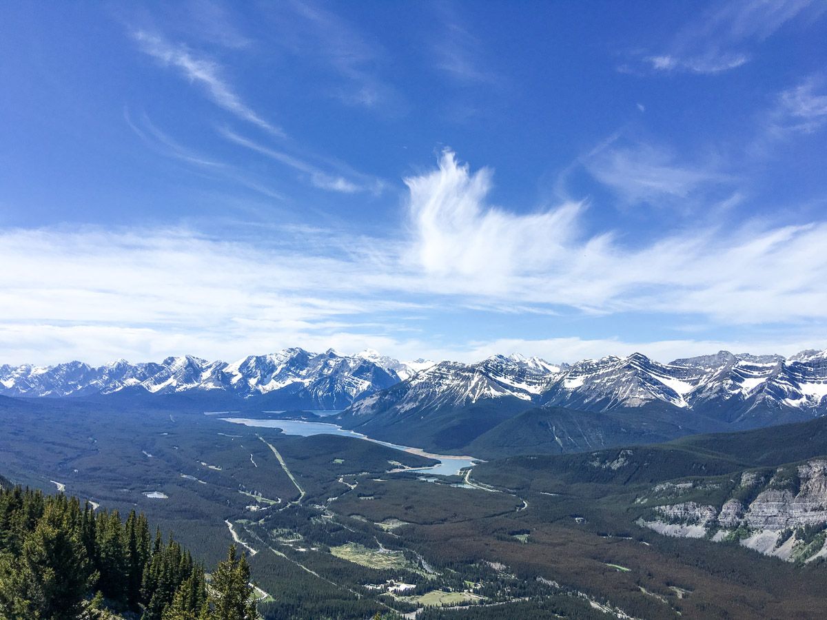 View from the top of the King Creek Ridge Hike in Kananaskis, near Canmore