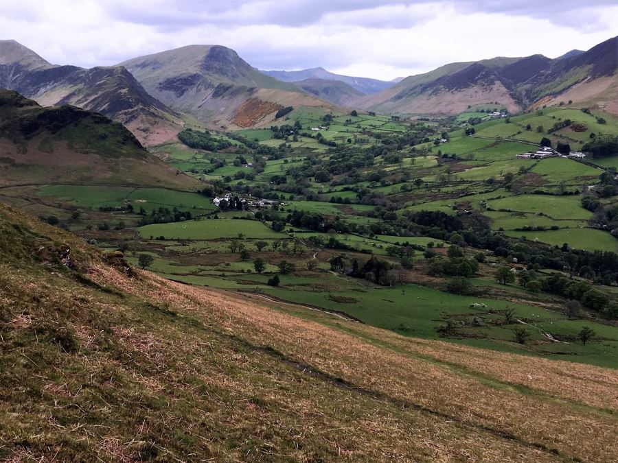 Trail of the Newlands Horseshoe Hike in Lake District, England