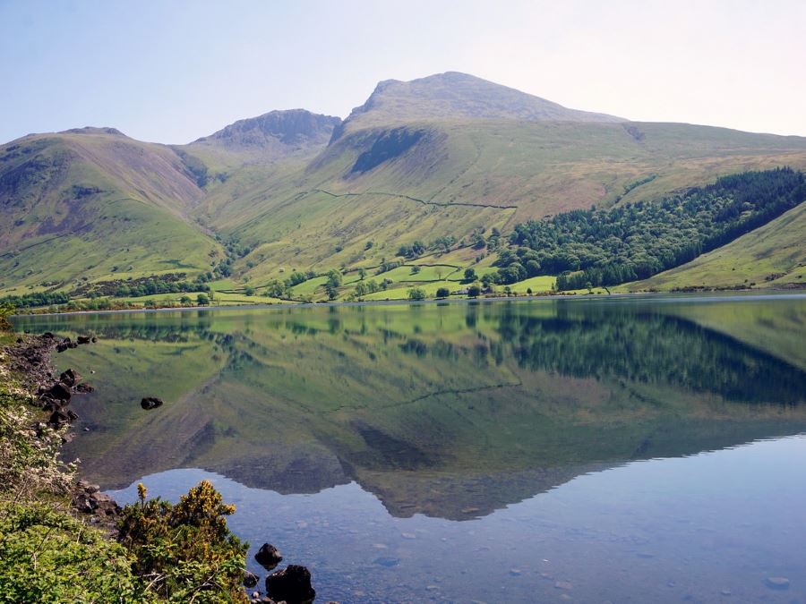 Wast Water from the Mosedale Horseshoe Hike in Lake District, England