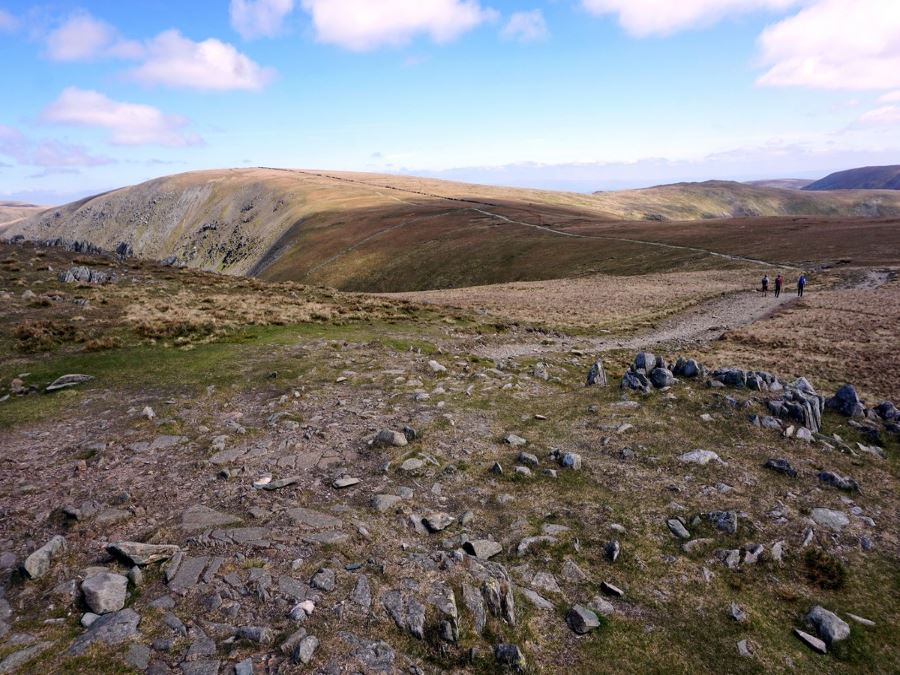 Views from the Roman High Street Circuit Hike in Lake District, England