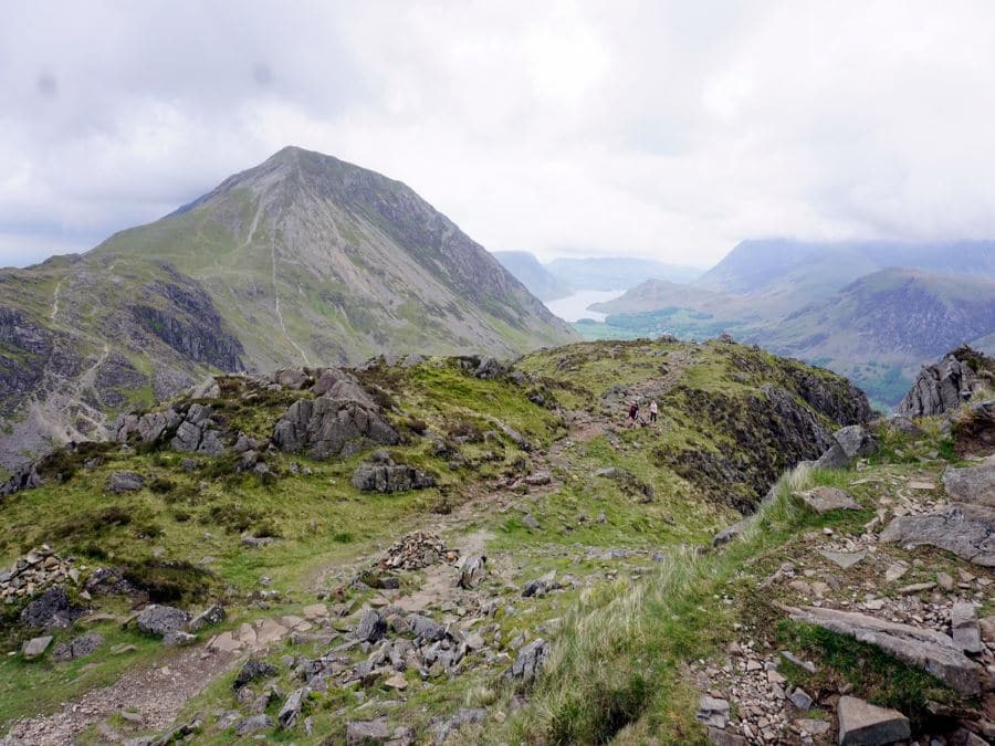 Buttermere Valley from the Haystacks Hike in Lake District, England