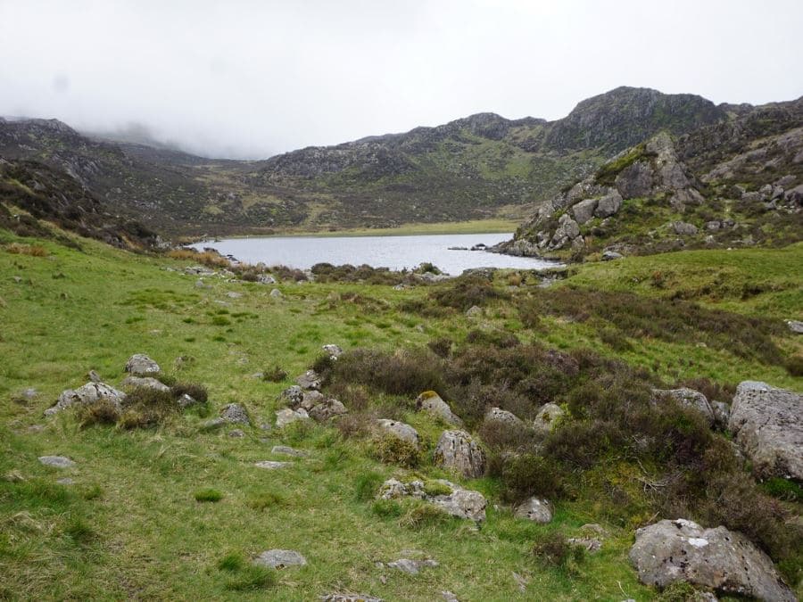 Blackbeck Tarn on the Haystacks Hike in Lake District, England