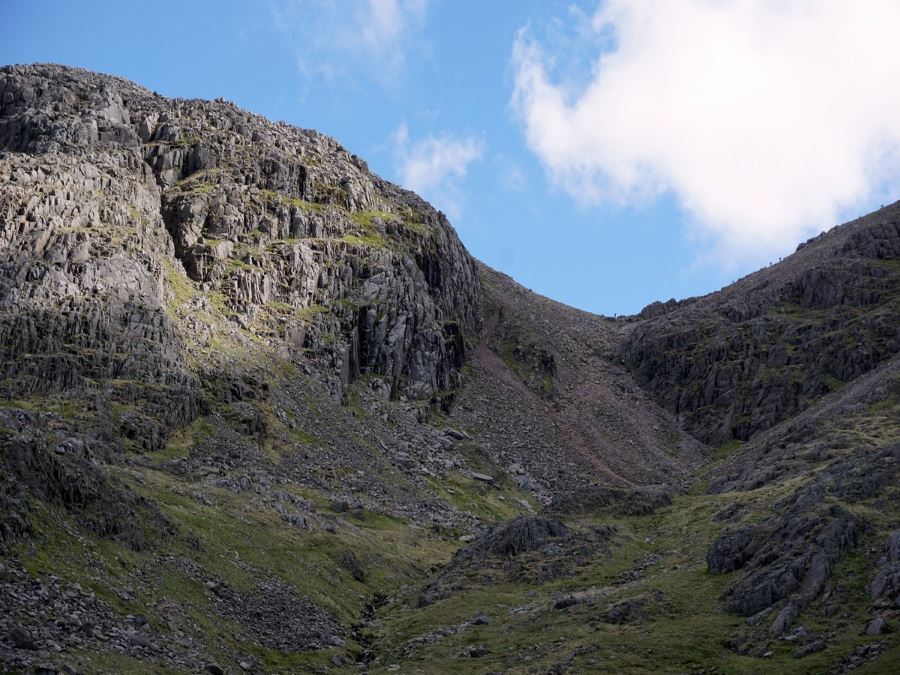 Trail of the Scafell Pike Hike in Lake District, England