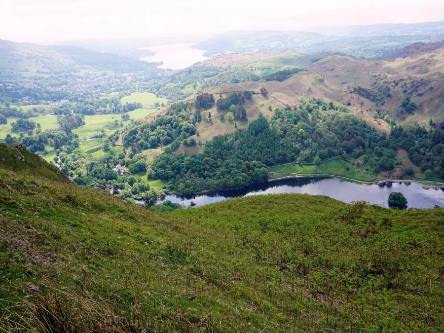 Rydal on the Fairfield Horseshoe Hike in Lake District, England