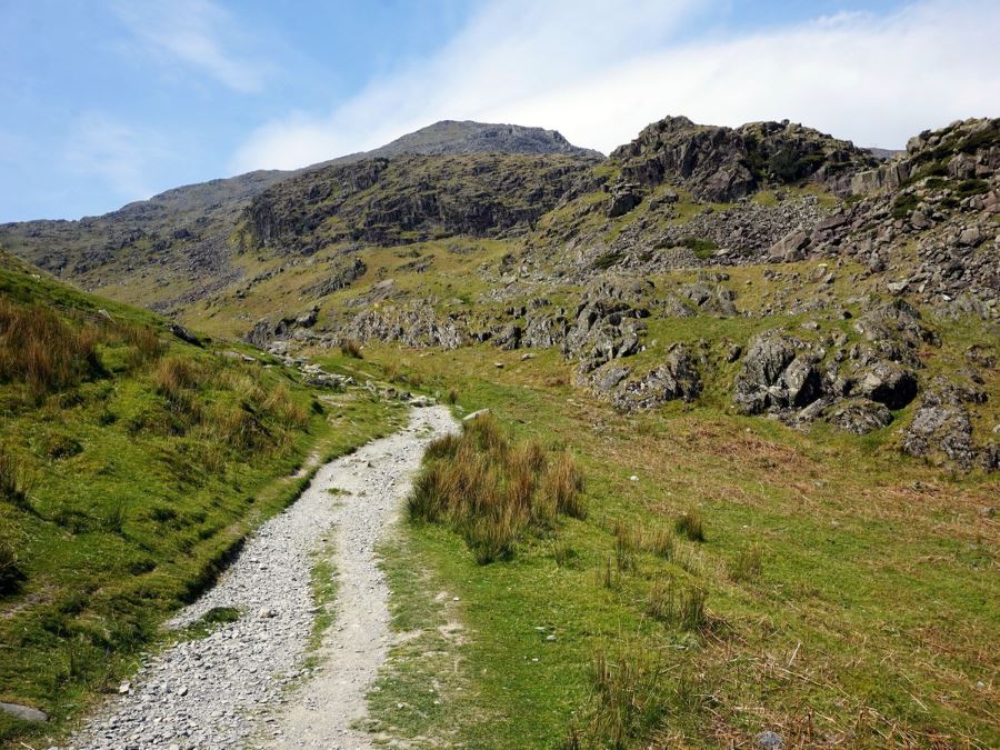 On the way up of the Old Man of Coniston Circuit