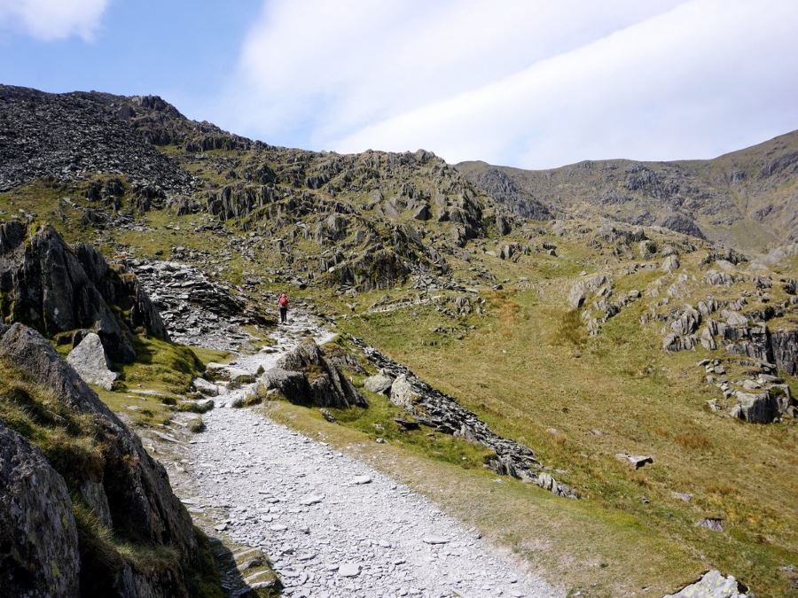 On the way up the Old Man of Coniston Circuit