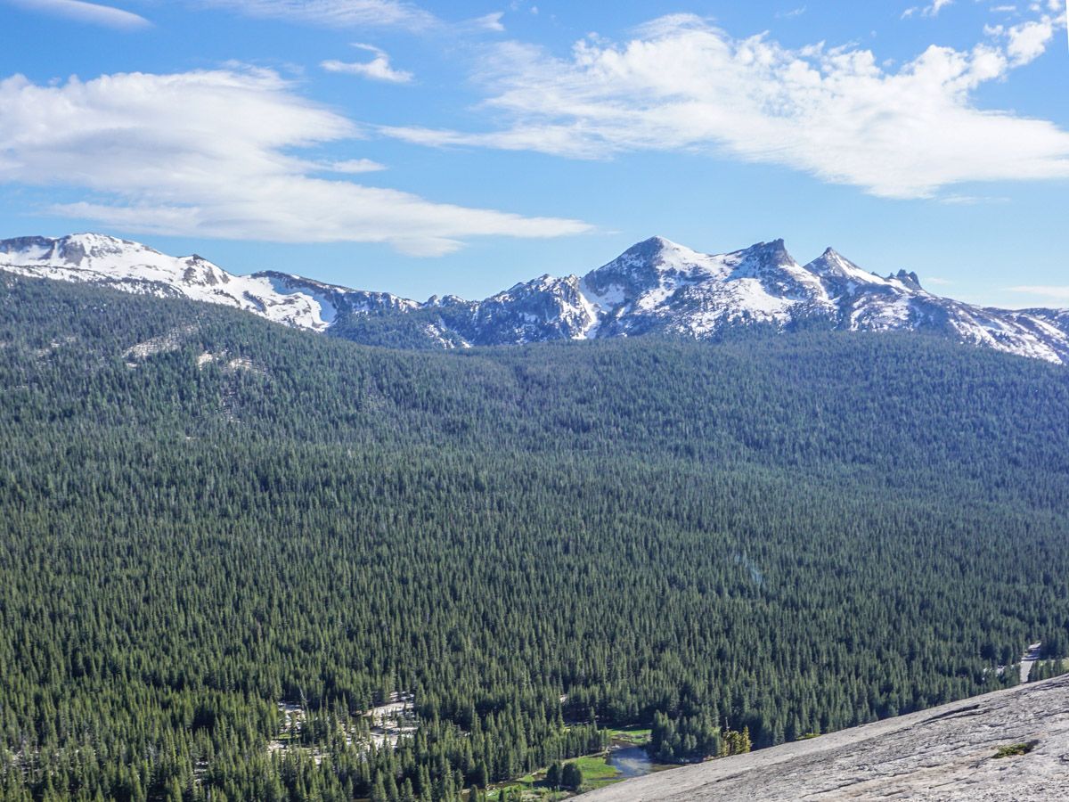 Views from the Lembert Dome Hike in Yosemite National Park, California