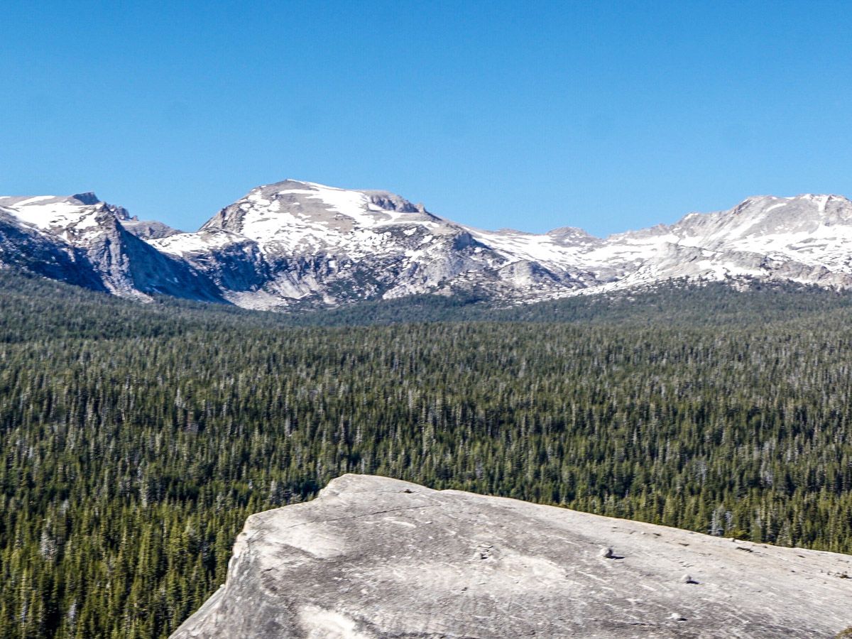Lembert Dome Hike in Yosemite National Park has rewarding scenery all around