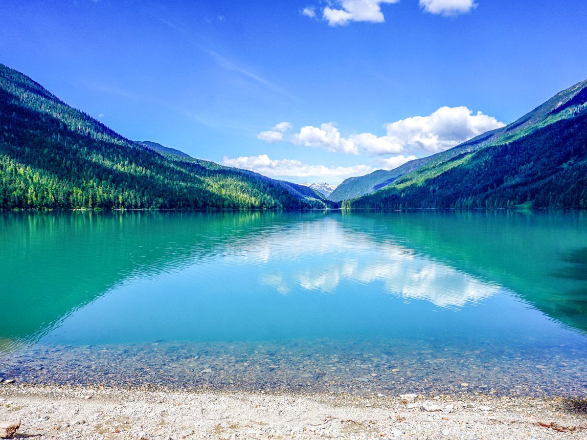 Lake at Cheakamus Lake Hike in Whistler (BC)