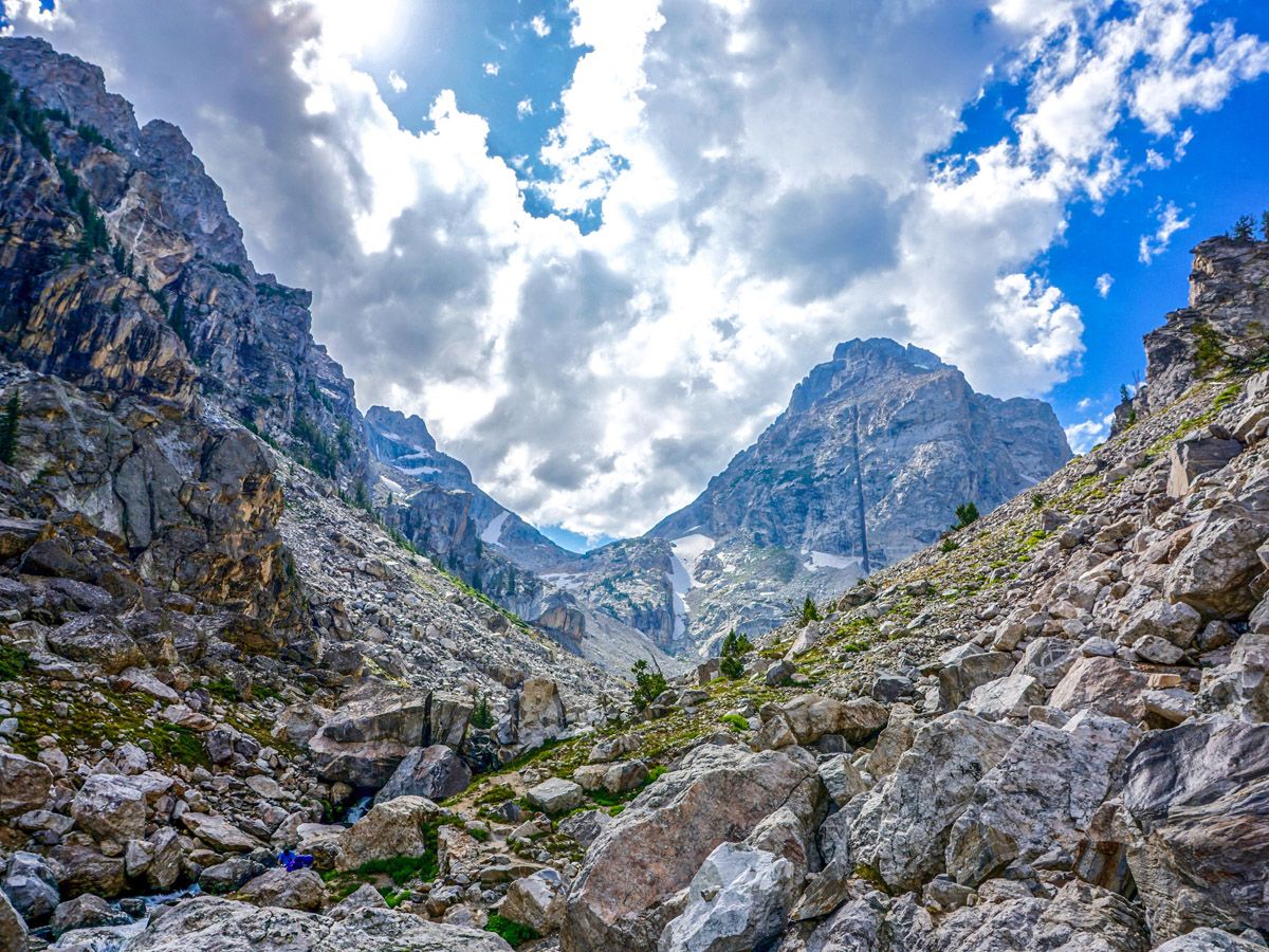 Garnet Canyon hike is one of 10 best hikes in Grand Tetons