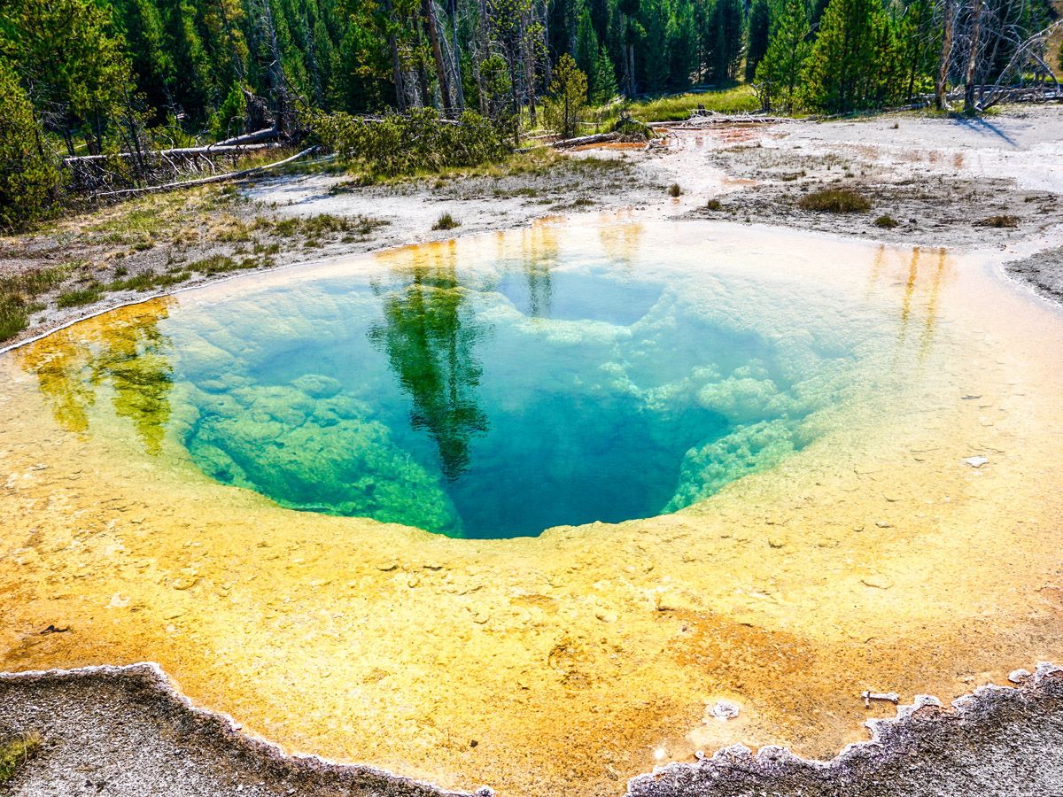 Upper Geyser Basin is one of best Yellowstone hikes