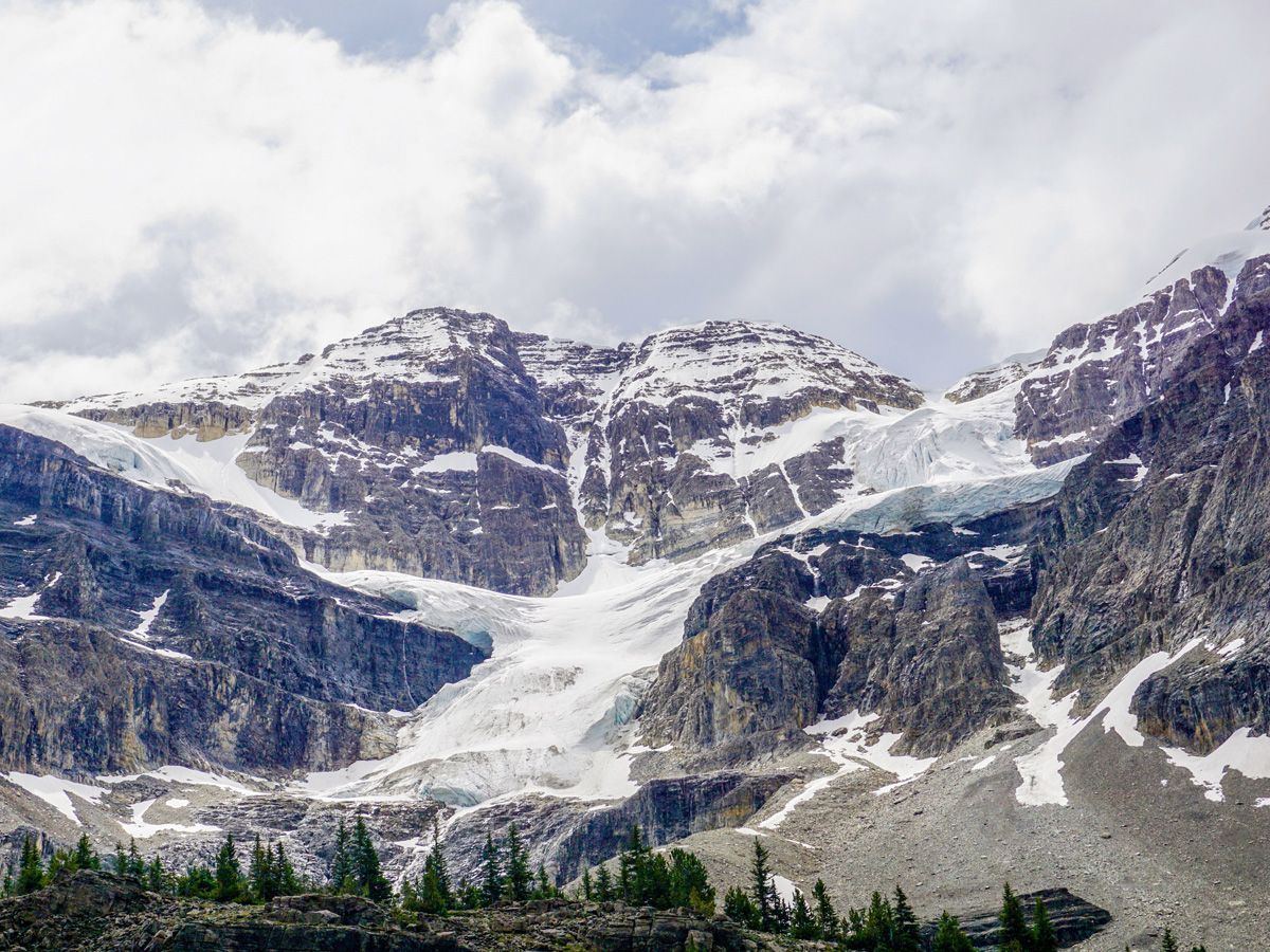 Stanley Glacier trail is one of the best hikes along Icefields Parkway