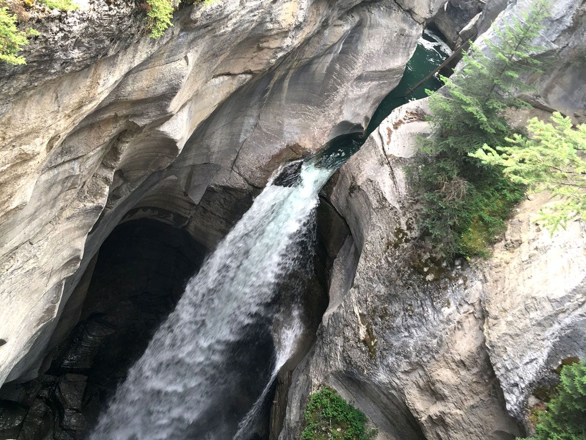 Views from the Maligne Canyon Hike in Jasper National Park, Alberta