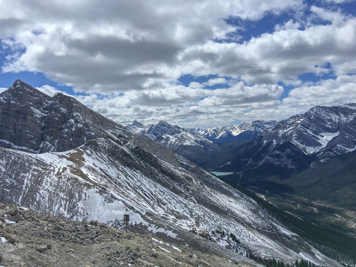 Mountains on the Ha Ling Peak, Miners Peak & The Three Humps Hike from Canmore, the Canadian Rockies