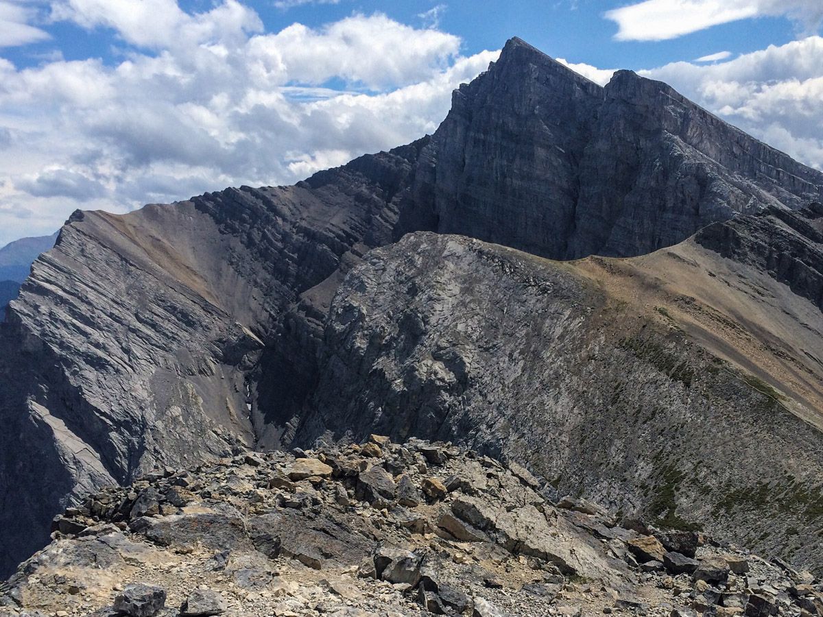 Scenery on the Ha Ling Peak, Miners Peak & The Three Humps Hike from Canmore, the Canadian Rockies