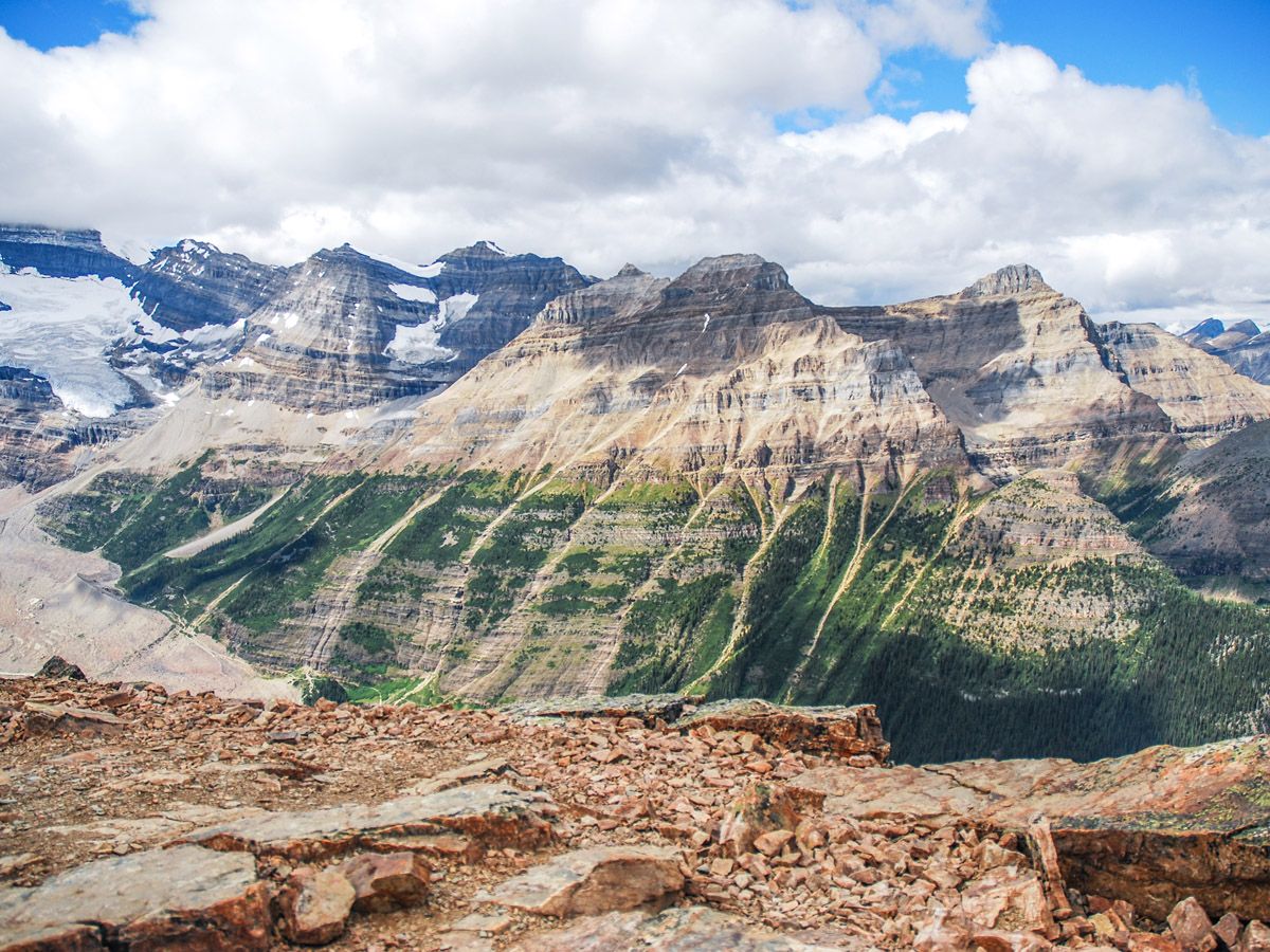 Mount Fairview Summit Hike in Lake Louise (Banff National Park) has amazing mountain views